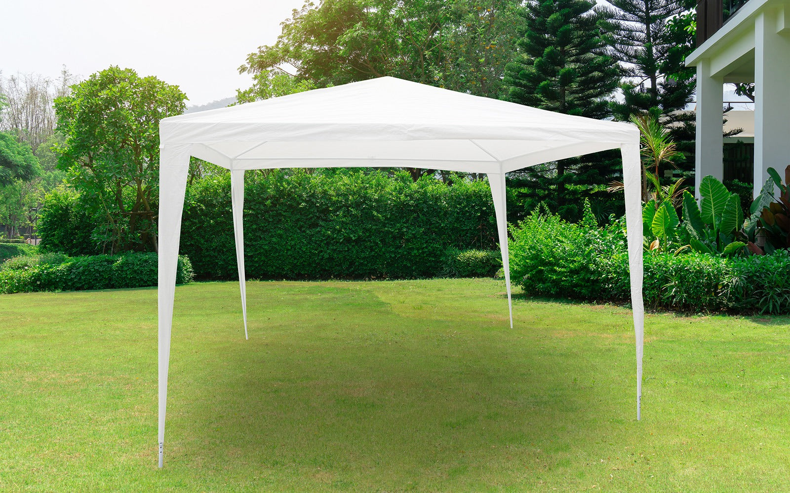 Tenda Gazebo Montável Encaixar Para Praia Jardim 2,4x2,4m Tenda Gazebo Montável Encaixar Para Praia Jardim 2,4x2,4m